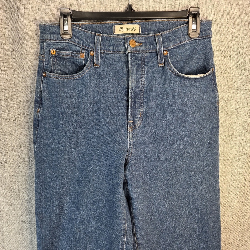 Madewell Perfect Vintage Wide Leg Jeans Womens 28 Blue Denim High Rise